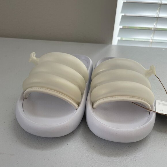 NEW Adidas Womens Size US 5 Adilette Zplash Slides White Foam Sandals - Picture 3 of 6